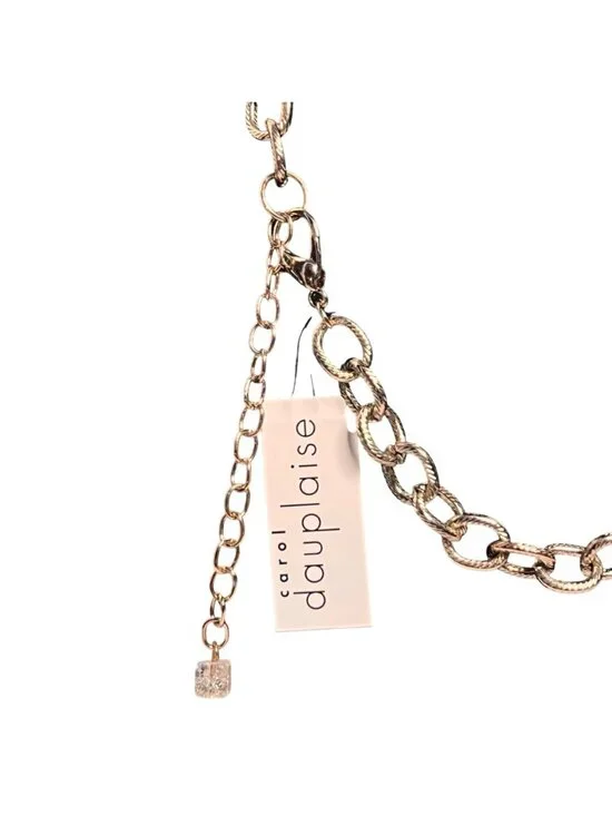 Carol Dauplaise Gold Tone Cable Chain Necklace W/ Large Starfish Pendant (6314) - Picture 6 of 8